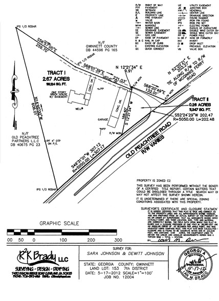 295 Old Peachtree Rd NW, Suwanee, GA en venta - Plano de solar - Imagen 2 de 2