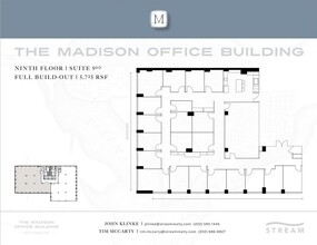 1155 15th St NW, Washington, DC en alquiler Plano de la planta- Imagen 1 de 1