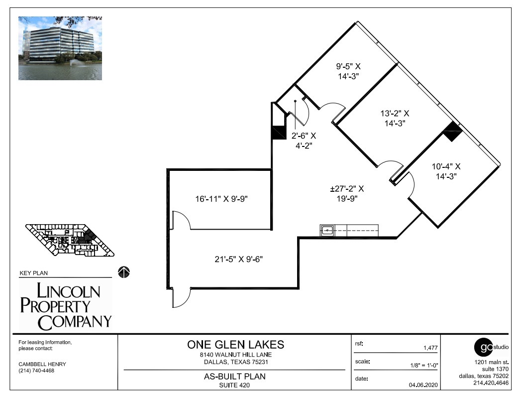 8140 Walnut Hill Ln, Dallas, TX en alquiler Plano de la planta- Imagen 1 de 1