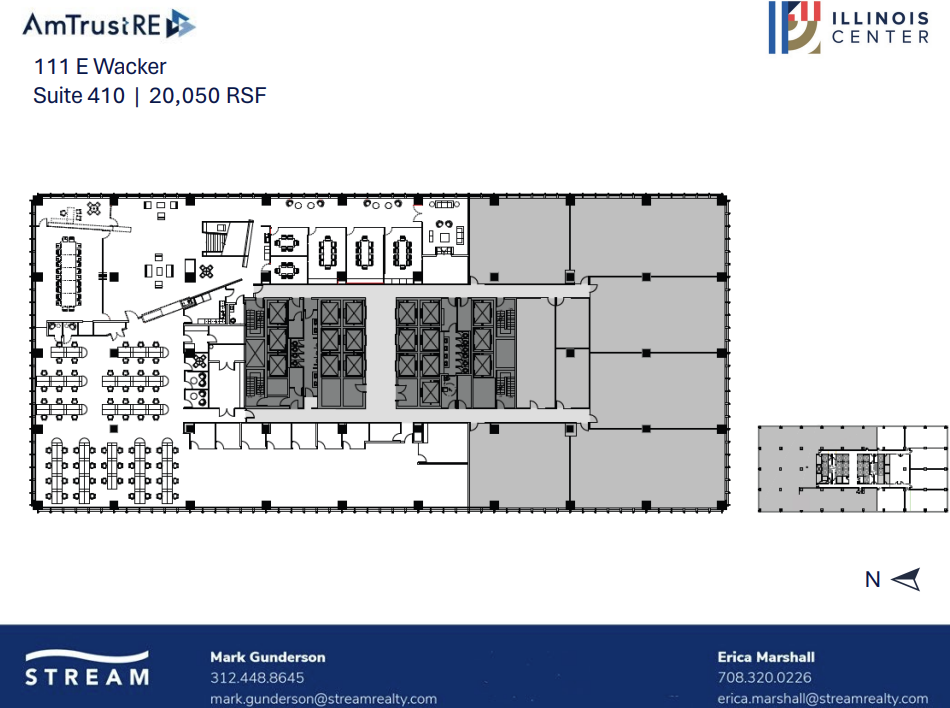 111 E Wacker Dr, Chicago, IL en alquiler Plano de la planta- Imagen 1 de 1