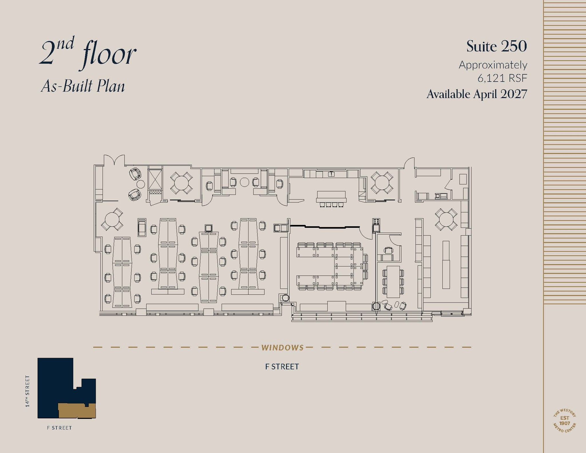 607 14th St NW, Washington, DC en alquiler Plano de la planta- Imagen 1 de 4