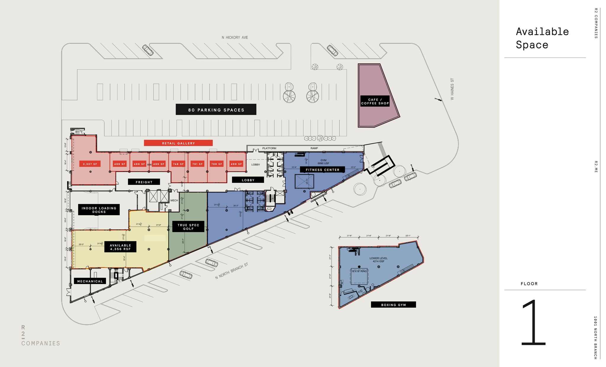 1001 N North Branch St, Chicago, IL en alquiler Plano del sitio- Imagen 1 de 8