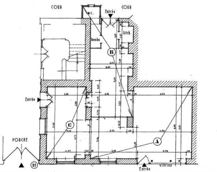 Oficina en Paris en alquiler - Plano de la planta - Imagen 2 de 2