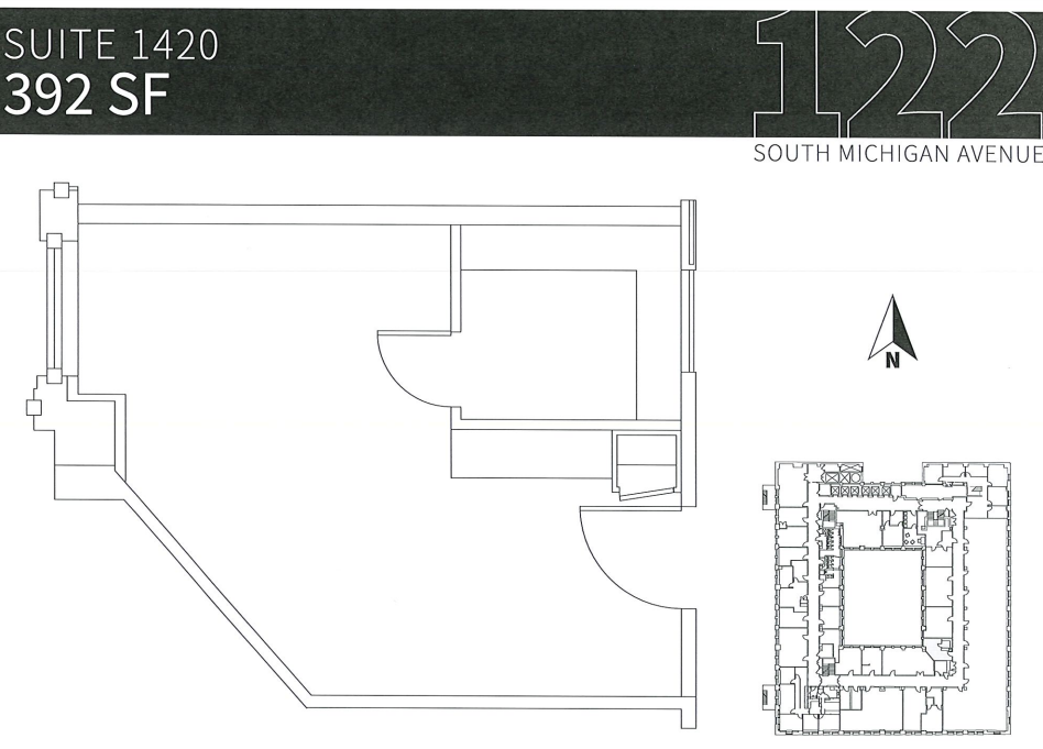 122 S Michigan Ave, Chicago, IL en alquiler Plano de la planta- Imagen 1 de 1