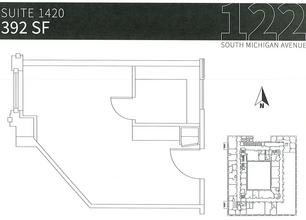 122 S Michigan Ave, Chicago, IL en alquiler Plano de la planta- Imagen 1 de 1