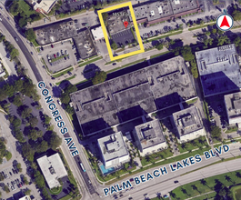 1651-1659 Forum Pl, West Palm Beach, FL - VISTA AÉREA  vista de mapa