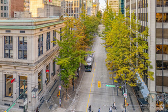 524-526 Granville St, Vancouver, BC - VISTA AÉREA  vista de mapa