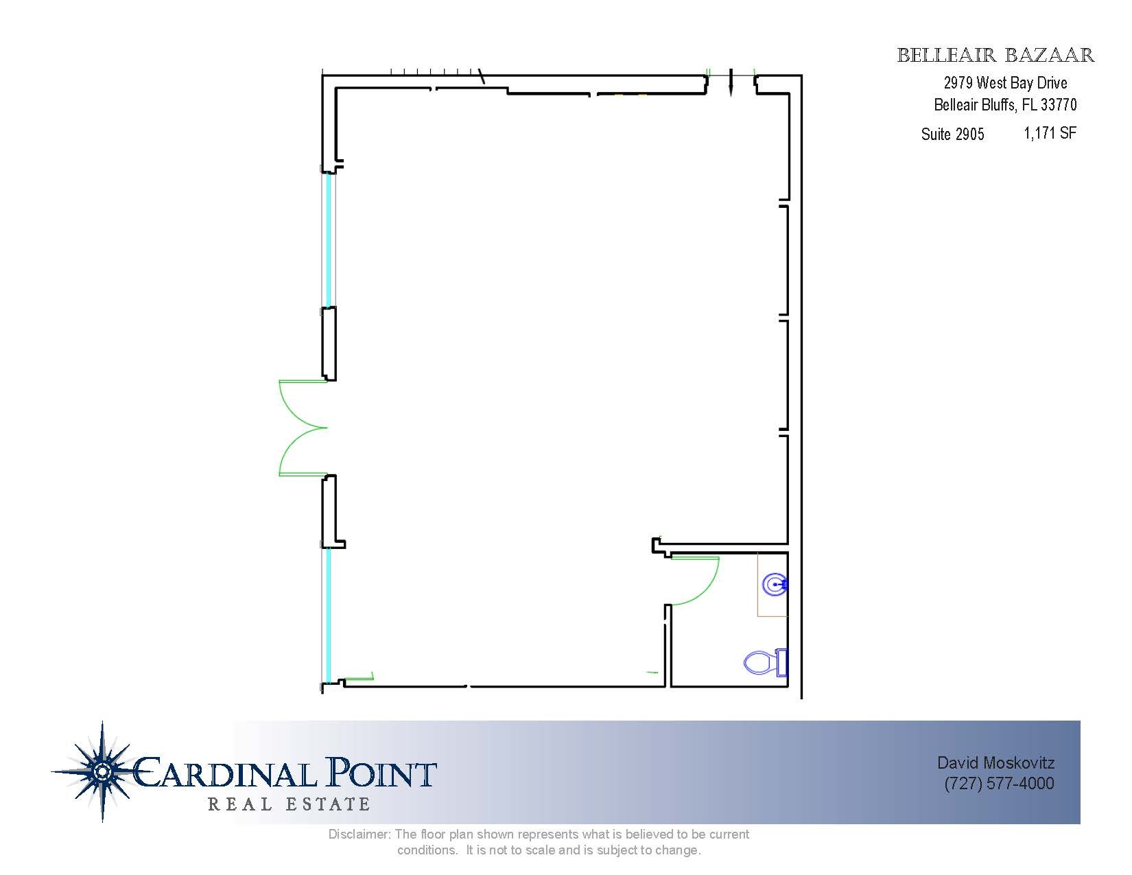 2923 W Bay Dr, Belleair Bluffs, FL en alquiler Plano de la planta- Imagen 1 de 1