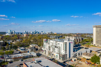 1911 Belcourt Ave, Nashville, TN - VISTA AÉREA  vista de mapa