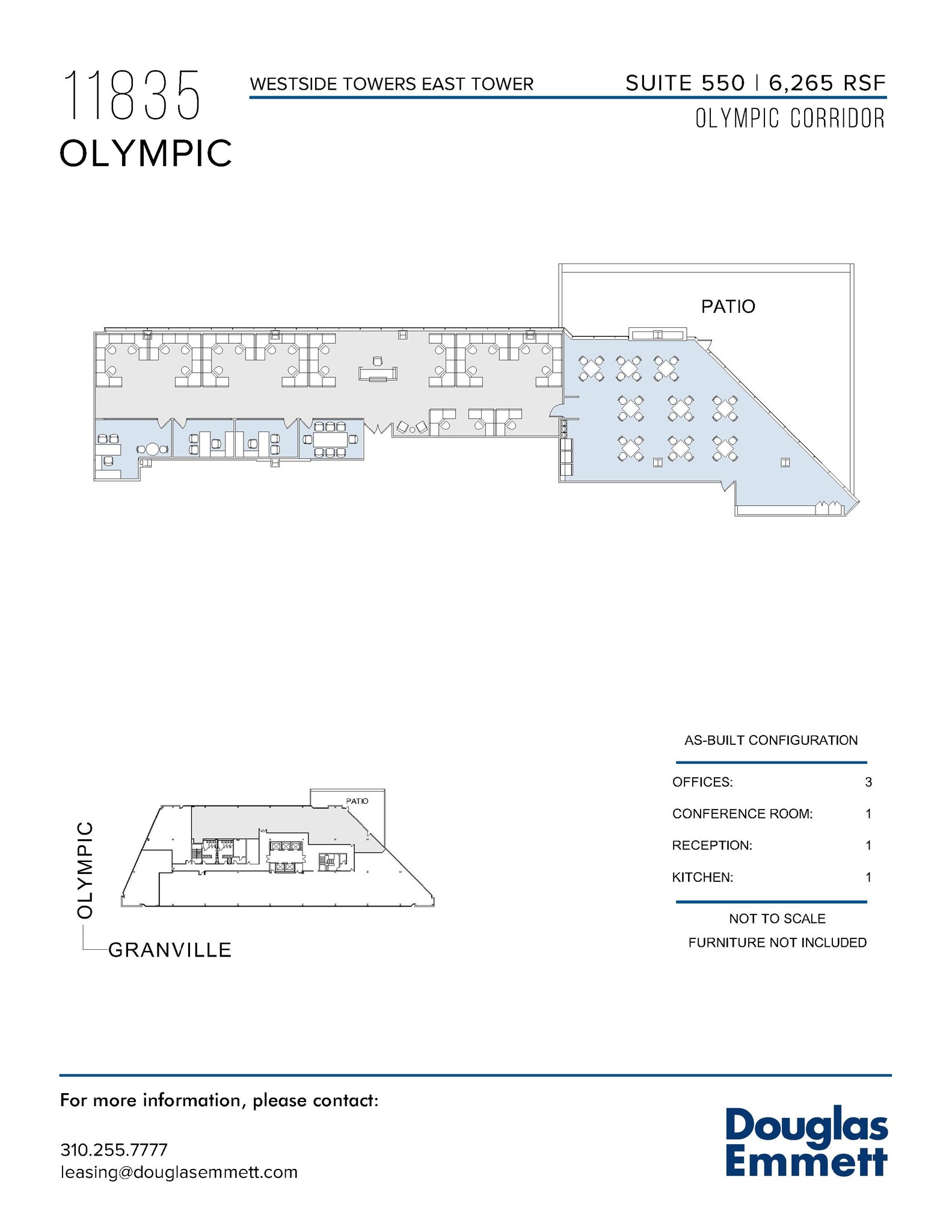 11845 W Olympic Blvd, Los Angeles, CA en alquiler Plano de la planta- Imagen 1 de 1