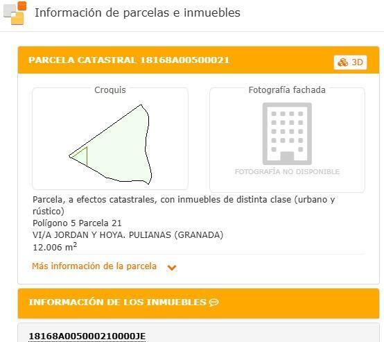 Calle Diamante, 1, Pulianas, Granada en venta - Plano del sitio - Imagen 3 de 3