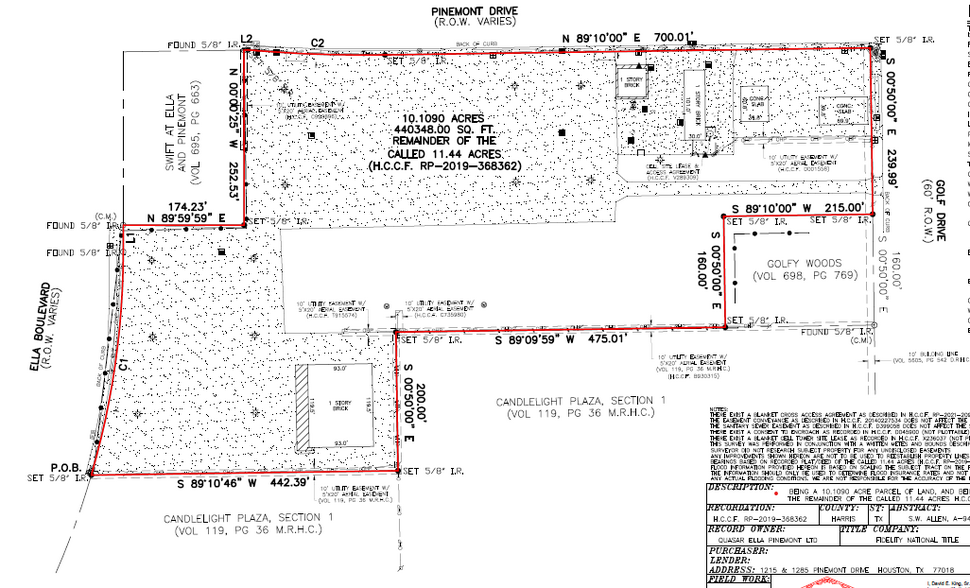 1285 Pinemont Dr, Houston, TX en venta - Plano de solar - Imagen 2 de 4