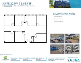 2625 Butterfield Rd, Oak Brook, IL en alquiler Plano de la planta- Imagen 1 de 1