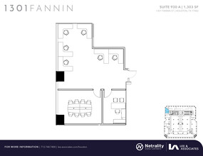 1301 Fannin St, Houston, TX en alquiler Plano de la planta- Imagen 1 de 2