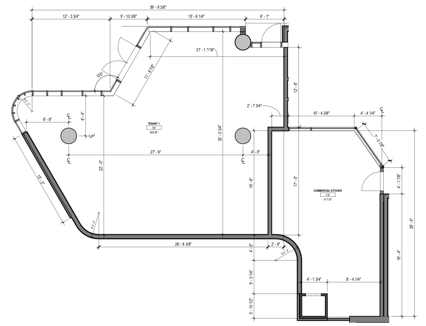 3500 Chestnut Pl, Denver, CO en alquiler Plano de la planta- Imagen 1 de 1