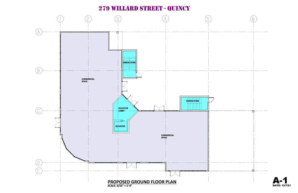 279 Willard St, Quincy, MA en alquiler Plano de la planta- Imagen 1 de 1