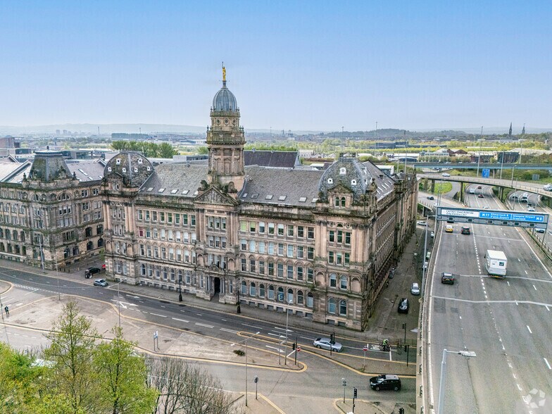 95 Morrison St, Glasgow en venta - Vista aérea - Imagen 3 de 4