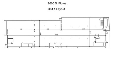 2600 S Flores St, San Antonio, TX en alquiler Plano del sitio- Imagen 1 de 1