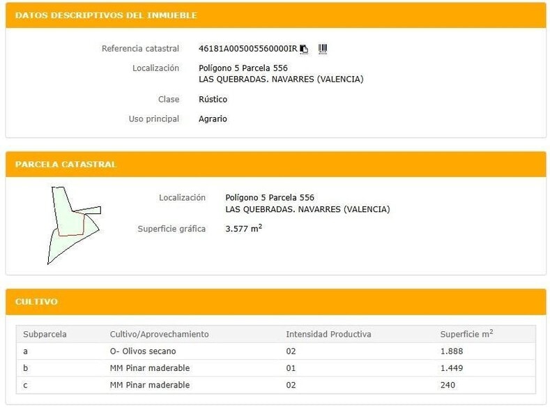 Terreno en València, Valencia en venta - Plano del sitio - Imagen 2 de 2