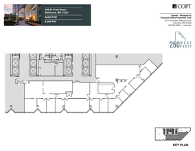 250 W Pratt St, Baltimore, MD en alquiler Plano de la planta- Imagen 1 de 1