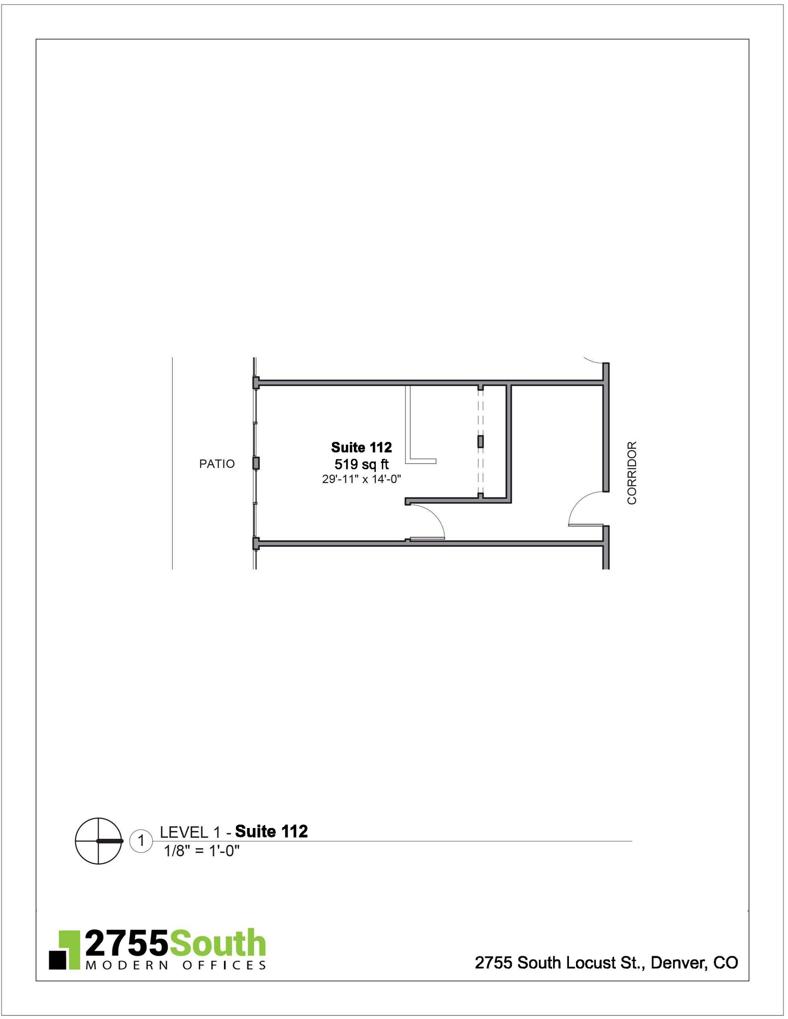 2755 S Locust St, Denver, CO en alquiler Plano de la planta- Imagen 1 de 1