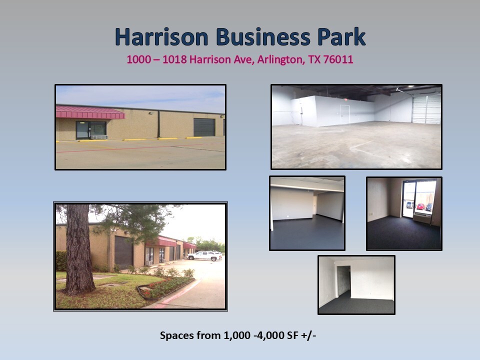 1000 Harrison Ave, Arlington, TX en alquiler Foto del edificio- Imagen 1 de 20