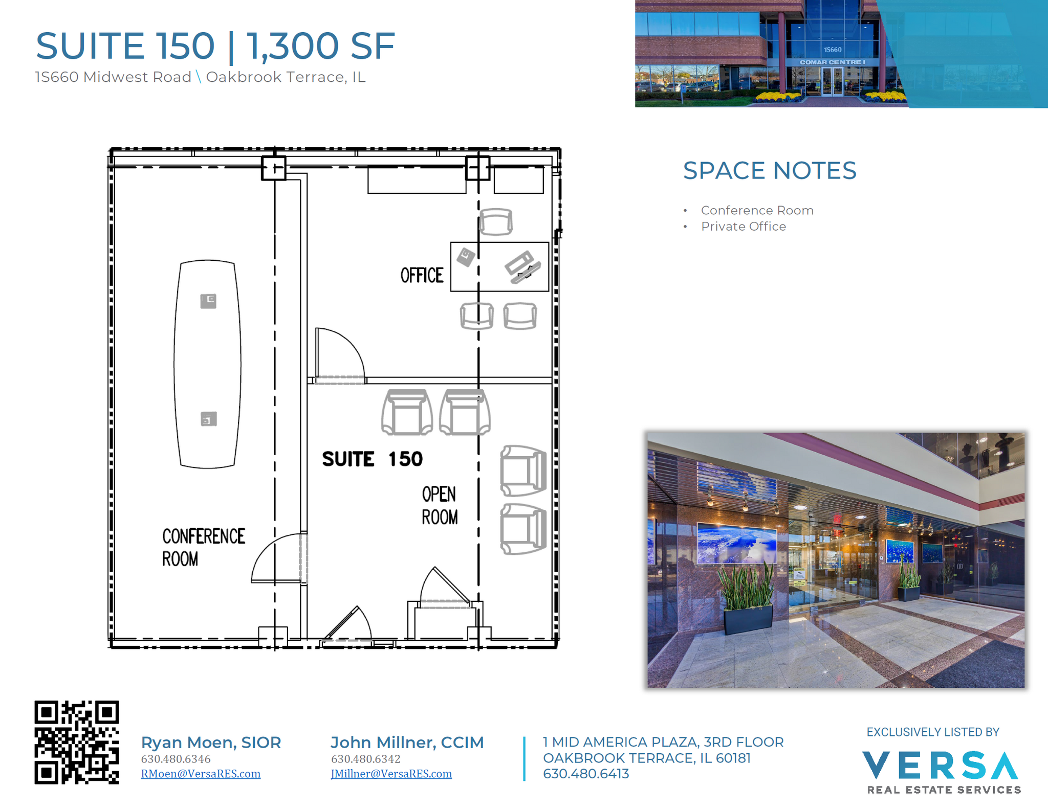 1S660 Midwest Rd, Oakbrook Terrace, IL en alquiler Plano de la planta- Imagen 1 de 1