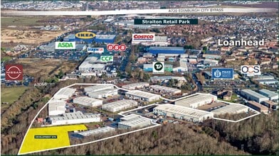 Dryden Vale, Loanhead, MLN - Aérea  vista de mapa