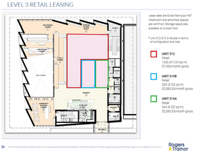 99 University Av, Kingston, ON en alquiler Plano de la planta- Imagen 1 de 1