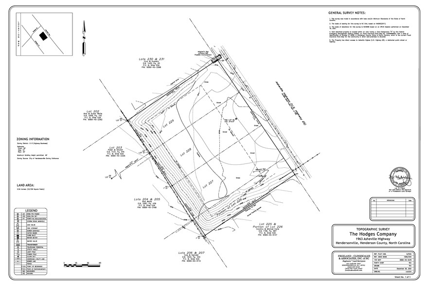 1963 Asheville Hwy, Hendersonville, NC en venta - Plano de solar - Imagen 3 de 5