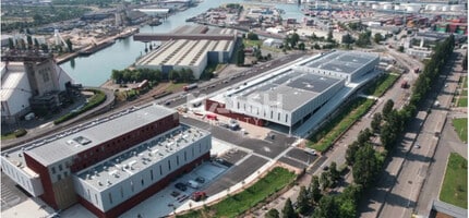 Lyon - AÉREA vista de mapa