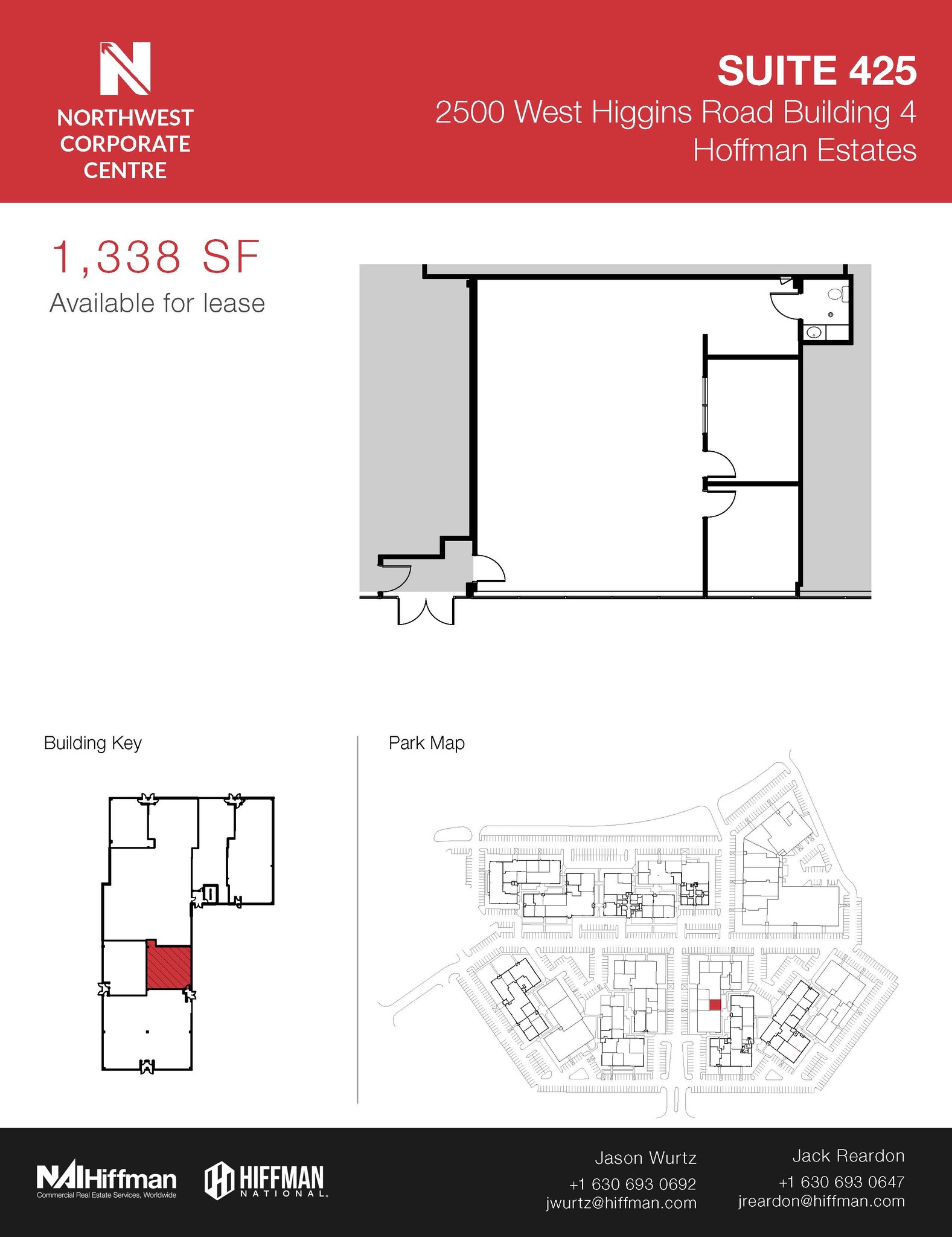 2500 W Higgins Rd, Hoffman Estates, IL en alquiler Plano de la planta- Imagen 1 de 1