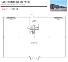 3425 Raider Dr, Hurst, TX en alquiler Plano de la planta- Imagen 1 de 1