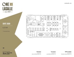 1 N La Salle St, Chicago, IL en alquiler Plano de la planta- Imagen 2 de 6