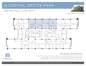 6301 Ivy Ln, Greenbelt, MD en alquiler Plano de la planta- Imagen 1 de 2