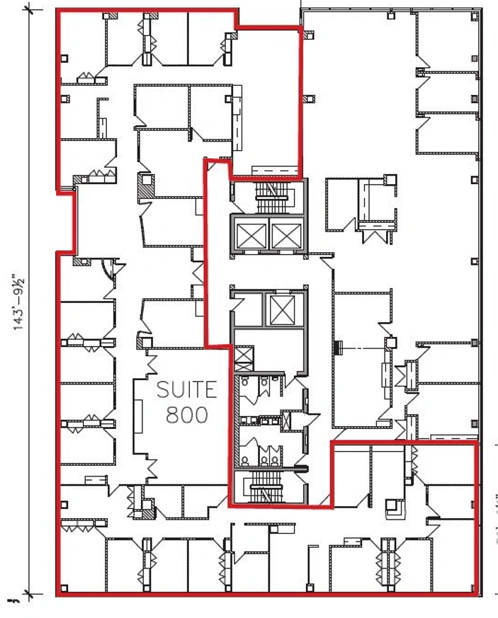 200 Graham Ave, Winnipeg, MB en alquiler Plano de la planta- Imagen 1 de 1