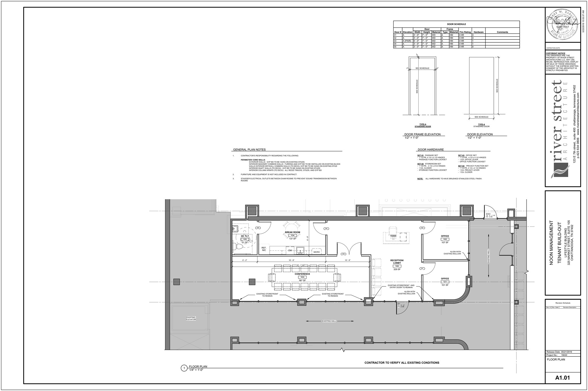 325 Market St, Chattanooga, TN en alquiler Plano del sitio- Imagen 1 de 1