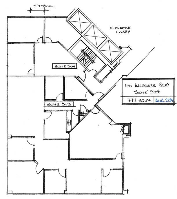 90 Allstate Pky, Markham, ON en alquiler Plano de la planta- Imagen 1 de 1