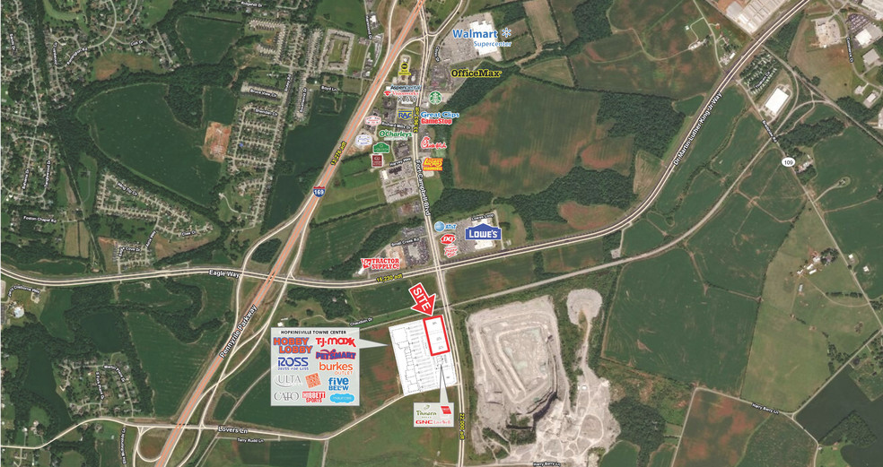 4875 Fort Campbell Blvd, Hopkinsville, KY en alquiler - Vista aérea - Imagen 2 de 4