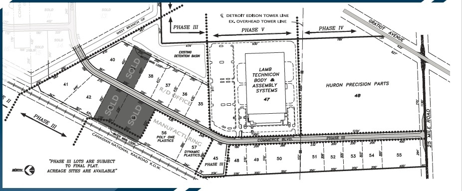 Commerce Blvd, Chesterfield, MI en venta - Plano de solar - Imagen 2 de 2