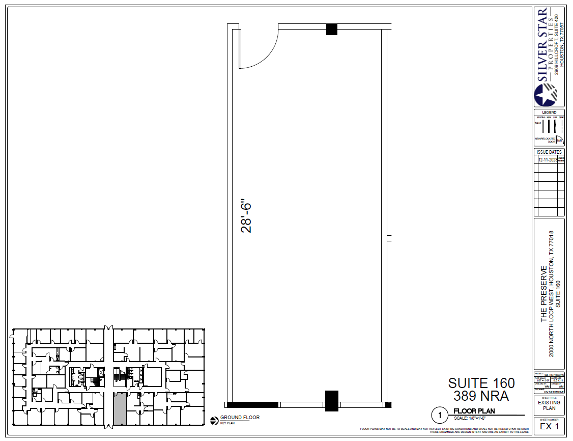 2000 N Loop Fwy W, Houston, TX en alquiler Plano de la planta- Imagen 1 de 1