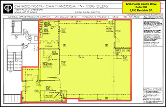 1206 Pointe Centre Dr, Chattanooga, TN en alquiler Plano de la planta- Imagen 1 de 1