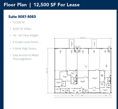 5029-5047 Martin Luther King Fwy, Fort Worth, TX en alquiler Plano de la planta- Imagen 2 de 2