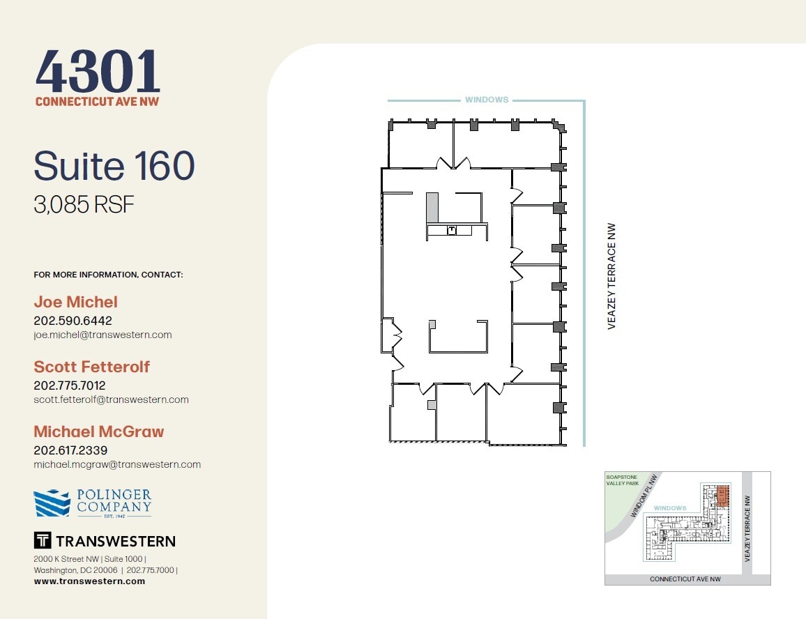 4301 Connecticut Ave NW, Washington, DC en alquiler Plano de la planta- Imagen 1 de 1