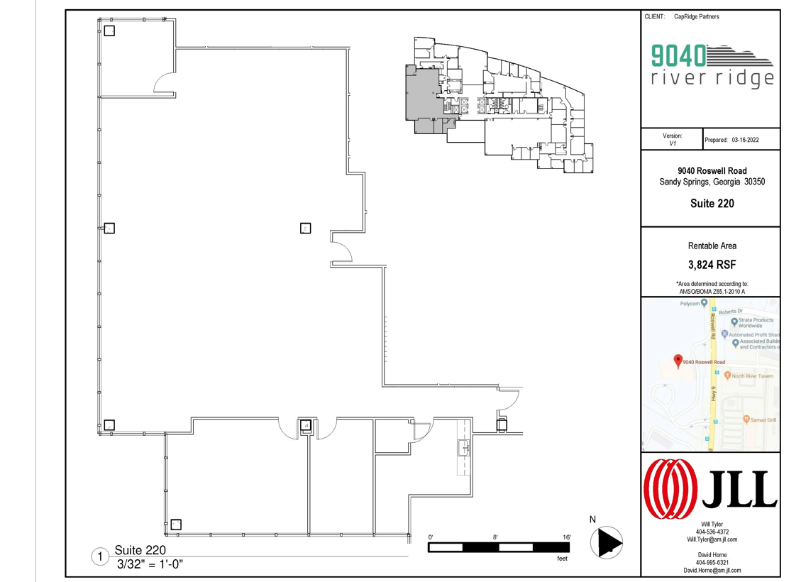 9040 Roswell Rd, Atlanta, GA en alquiler Plano de la planta- Imagen 1 de 1