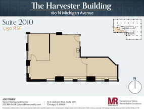 180 N Michigan Ave, Chicago, IL en alquiler Plano de la planta- Imagen 1 de 5