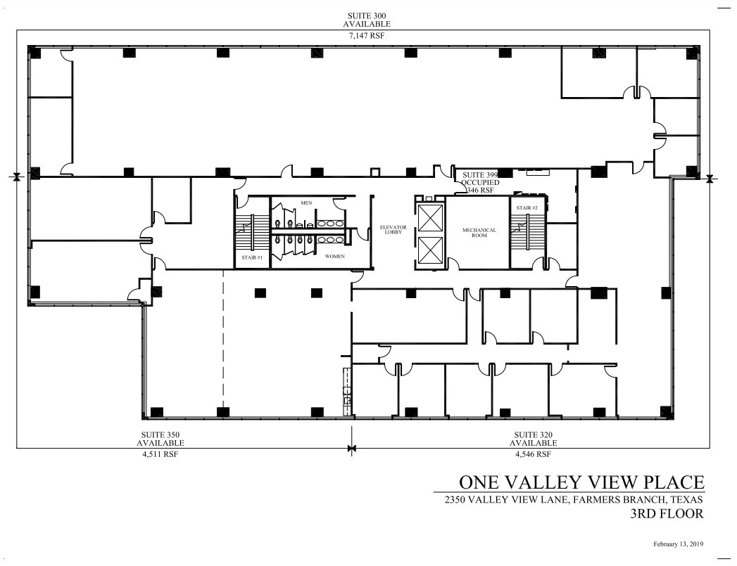 2350 Valley View Ln, Dallas, TX en alquiler Plano de la planta- Imagen 1 de 1