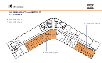 7535 Windsor Dr, Allentown, PA en alquiler Plano de la planta- Imagen 1 de 1