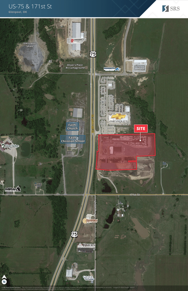 17000 S Highway 75, Glenpool, OK en venta - Vista aérea - Imagen 3 de 4