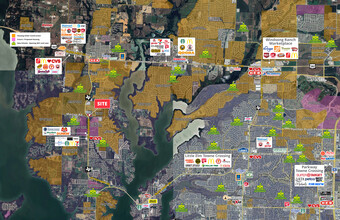 3301 W FM 720, Oak Point, TX - VISTA AÉREA  vista de mapa - Image1